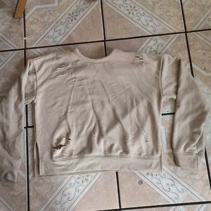 Forever 21 Cream colored sweatshirt